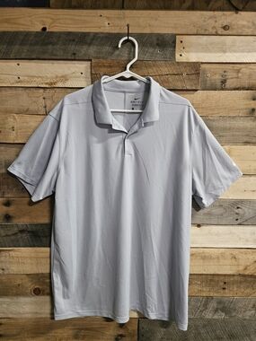 Nike Light Gray Men's Polo Shirt